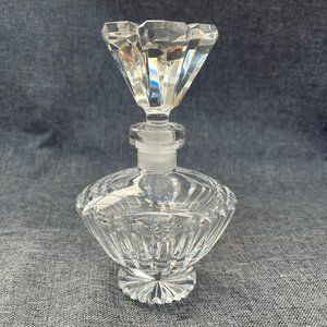 Crystal Tall Footed Perfume Bottle